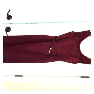 Antonio Melani wine-colored sleeveless dress